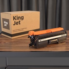 Kingjet Hp Uyumlu CE740A Siyah Standart Kapasiteli (Tekli) Çipli Muadil Toner | Color Laserjet Professional CP5225