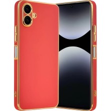 Elivora Newface Samsung Galaxy A07 4g Volet Silikon - Kırmızı