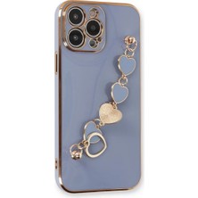 Elivora Newface Apple iPhone 13 Pro Max Kılıf Esila Silikon - Gri