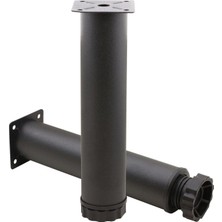 Belirtilmemiş BADEM10 Mobilya Kanepe Baza Koltuk Metal Destek Ayağı Ayarlanabilir Siyah Ayak 20 Cm, BADEM10, Smal