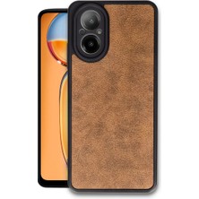 Elivora Newface Realme 12 Lite Kılıf Aras Deri Kapak - Taba