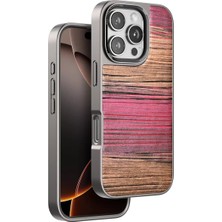 Elivora Venco Apple iPhone 16 Pro Max Wave Kapak - Pembe