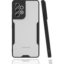 Elivora Newface Samsung Galaxy A53 5g Kılıf Platin Silikon - Siyah
