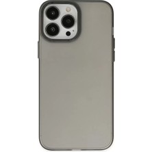 Elivora Newface Apple iPhone 13 Pro Max Kılıf Modos Metal Kapak - Siyah