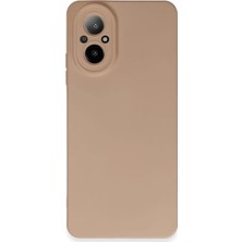 Elivora Newface Realme 12 Lite Kılıf Nano Içi Kadife Silikon - Pudra