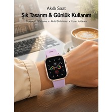 Zenviaa Bluetooth Telefon Görüşmesi, Nabız Ölçümü ve Uyku Takibi Özellikli Akıllı Saat Zn