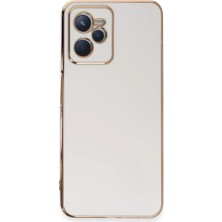 Elivora Newface Realme C35 Kılıf Volet Silikon - Beyaz