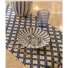 Han Deco Label Runner %100 Keten Sıvı Itici Premium Kumaş