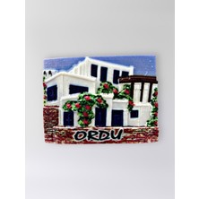 Mundy Ordu Polyester Kabartmalı Magnet 7,5 x 5,5 cm Dekoratif Hediyelik Buzdolabı Süsü (KOD:1598)