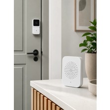 Esplendor Hd Kameralı Beyaz Görüntülü Kapı Zili Çift Yönlü Sesli Wi-Fi Akıllı Kapı Zili