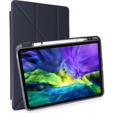ALK Ipad Pro 11 (2024) Kılıf Kalemlikli Mars Tablet Kılıfı - Lacivert