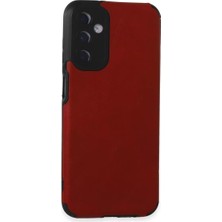 Elivora Newface Samsung Galaxy M14 5g Kılıf Loop Deri Silikon - Kırmızı