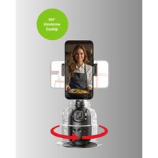 Esplendor Telefon ve Kamera Uyumlu 360° Otomatik Takipli Akıllı Masa Tripodu Yeni Nesil