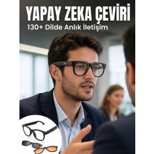 Esplendor Yapay Zekâ Destekli Bluetooth Akıllı Gözlük Açık Kulak Ses Teknolojisi Müzik Dinleme ve Telefon Görüşmesi