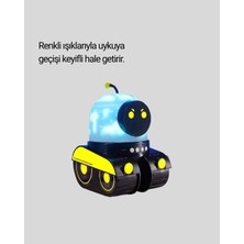 Esplendor Robot Tasarımlı Bluetooth Hoparlörlü Yıldızlı Gökyüzü Projektör Yeni Nesil
