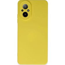 Elivora Newface Realme 12 Lite Kılıf Nano Içi Kadife Silikon - Sarı