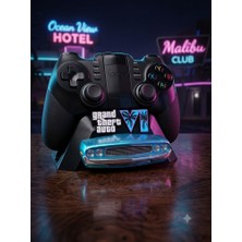 Printona Gta Vı Klasik Araba Temalı Playstation 5 (Ps5) Kol Standı - Gamepad Standı