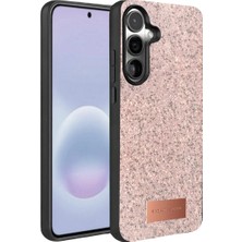 ALK Onegif Samsung Galaxy A57 5g Bright Simli Kapak - Pembe