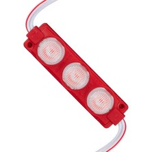 Powermaster 12 Volt 3 Watt Kırmızı LED Modül - 74X20 mm - 3030 Çip