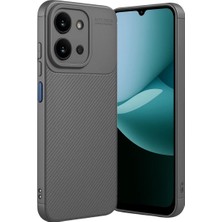 Elivora Newface Xiaomi Redmi 15C 4g Auto Focus Karbon Kapak - Gri