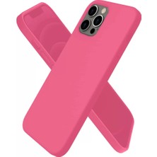 Elivora Newface Apple iPhone 12 Pro Kılıf First Silikon - Pembe