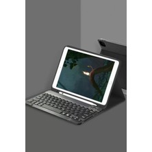 Elivora Newface Apple iPad Pro 12.9 (2022) Kılıf KC01 Smart Klavyeli Tablet Kılıfı - Siyah