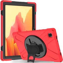 Elivora Newface Samsung Galaxy T220 Tab A7 Lite 8.7 Kılıf Amazing Tablet Kapak - Kırmızı