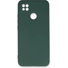 Elivora Newface Xiaomi Redmi 9c Kılıf Nano Içi Kadife Silikon - Koyu Yeşil