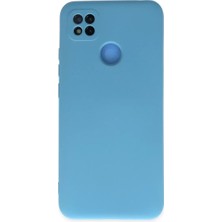 Elivora Newface Xiaomi Redmi 9c Kılıf Nano Içi Kadife Silikon - Mavi