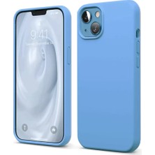 Elivora Newface Apple iPhone 14 Kılıf First Silikon - Mavi