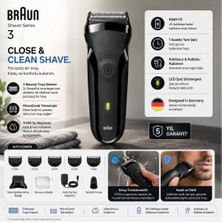 Braun Series 3 Shave & Style Sakal Şekillendirici ve Tıraş Makinesi, Kuru, 300BT