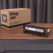 Kingjet Canon Uyumlu CRG-046H Sarı Yüksek Kapasiteli (Tekli) Çipli Muadil Toner | MF732CDW