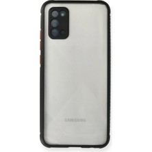 Elivora Newface Samsung Galaxy A02S Kılıf Miami Şeffaf Silikon - Siyah