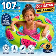 Poyraz Ticaret Intex 56261 Tropikal Meyve Desenli 107 cm Pvc Malzeme Tutma Kulplu