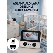 Gece Görüşlü Güvenli Bebek Monitörü 720P Hd Görüntü Yeni Nesil Nemere