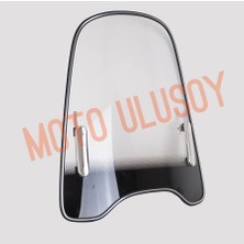 Moto Ulusoy Siperlik Camı Scooter Vitesli Üniversal MATI125 Spontını Newlıght Actıva S Dıo Alpha Spacy Fızy Cbf 150 YBR125