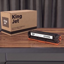 Kingjet Hp Uyumlu CF410X Siyah Yüksek Kapasiteli (Tekli) Çipli Muadil Toner | M452NW