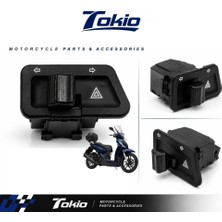 Koçak Motor Tokio Kymco People S 200 Sinyal ve Dörtlü Düğmesi
