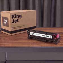 Kingjet Canon Uyumlu CRG-046H Kırmızı Yüksek Kapasiteli (Tekli) Çipli Muadil Toner