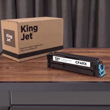 Kingjet Hp Uyumlu CF411X Mavi Yüksek Kapasiteli (Tekli) Çipli Muadil Toner | Mfp M477FNW