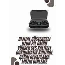 Hcc Trend Tws Bluetooth Kulaklık 5.0 Bluetooth Bağlantılı Dokunmatik Kontrol Özelliği Yeni Nesil