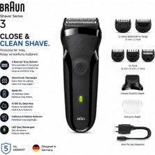 Braun Series 3 Shave & Style Sakal Şekillendirici ve Tıraş Makinesi, Kuru, 300BT