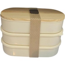 Grand Concept Store Bambu Kapaklı Lunch Box 3'lü