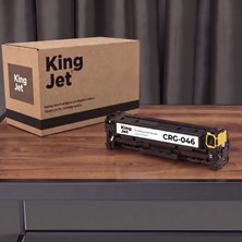 Kingjet Canon Uyumlu CRG-046 Sarı Standart Kapasiteli (Tekli) Çipli Muadil Toner | MF735CX