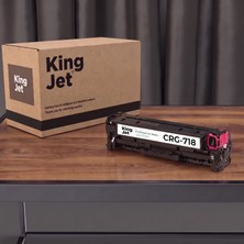 Kingjet Canon Uyumlu CRG-718 Kırmızı Standart Kapasiteli (Tekli) Çipli Muadil Toner | MF726CDW