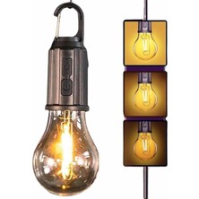 Sora Home Şarjlı Dekoratif Kamp Lambası Askılı Ampul LED Işık Type-C Girişli