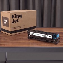 Kingjet Canon Uyumlu CRG-718 Mavi Standart Kapasiteli (Tekli) Çipli Muadil Toner | MF724CDW