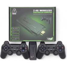 Genel Tedarik Siyah 2.4g Kablosuz Oyun Kolu Gamepad Çiftli Set Bluetooth Özelliği Olmadan - Elektronik
