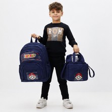 Katun's Store Erkek Çocuk 3'lü Okul Çantası Takımı / Geniş Iç Hacim, Dayanıklı, Hafif ve Sağlıklı