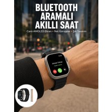 Akıllı Saat Kol Saati Android ve Ios Uyumlu Nabız Ölçer Sesli Asistan Yeni Nesil Nemere